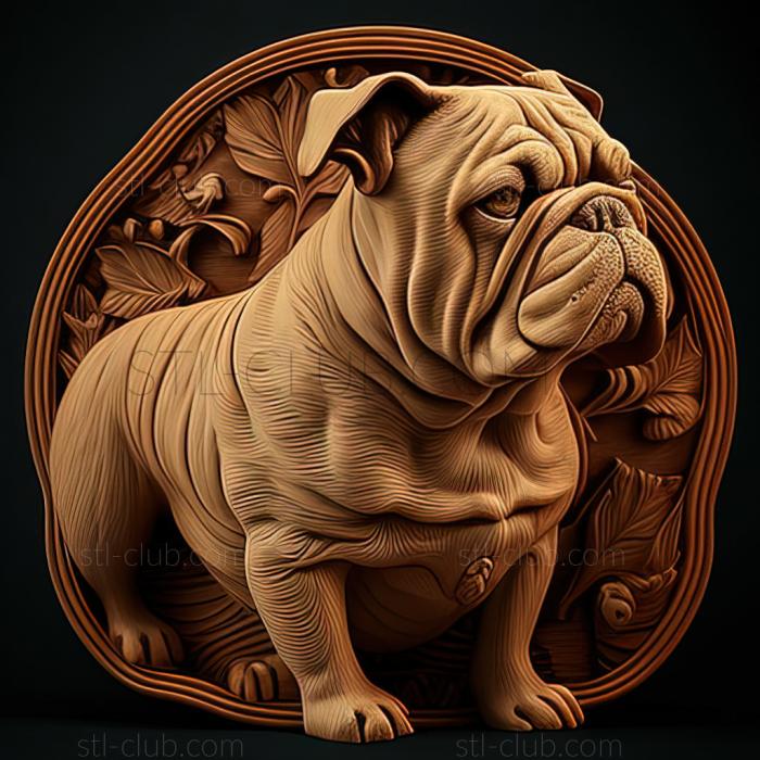 st Catahula Bulldog dog